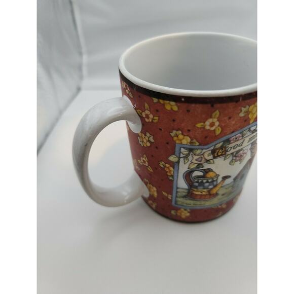 Lang & Wise Collector Mug "Good Morning" Lisa Blowers Artist 1998 Flowers - Picture 8 of 12